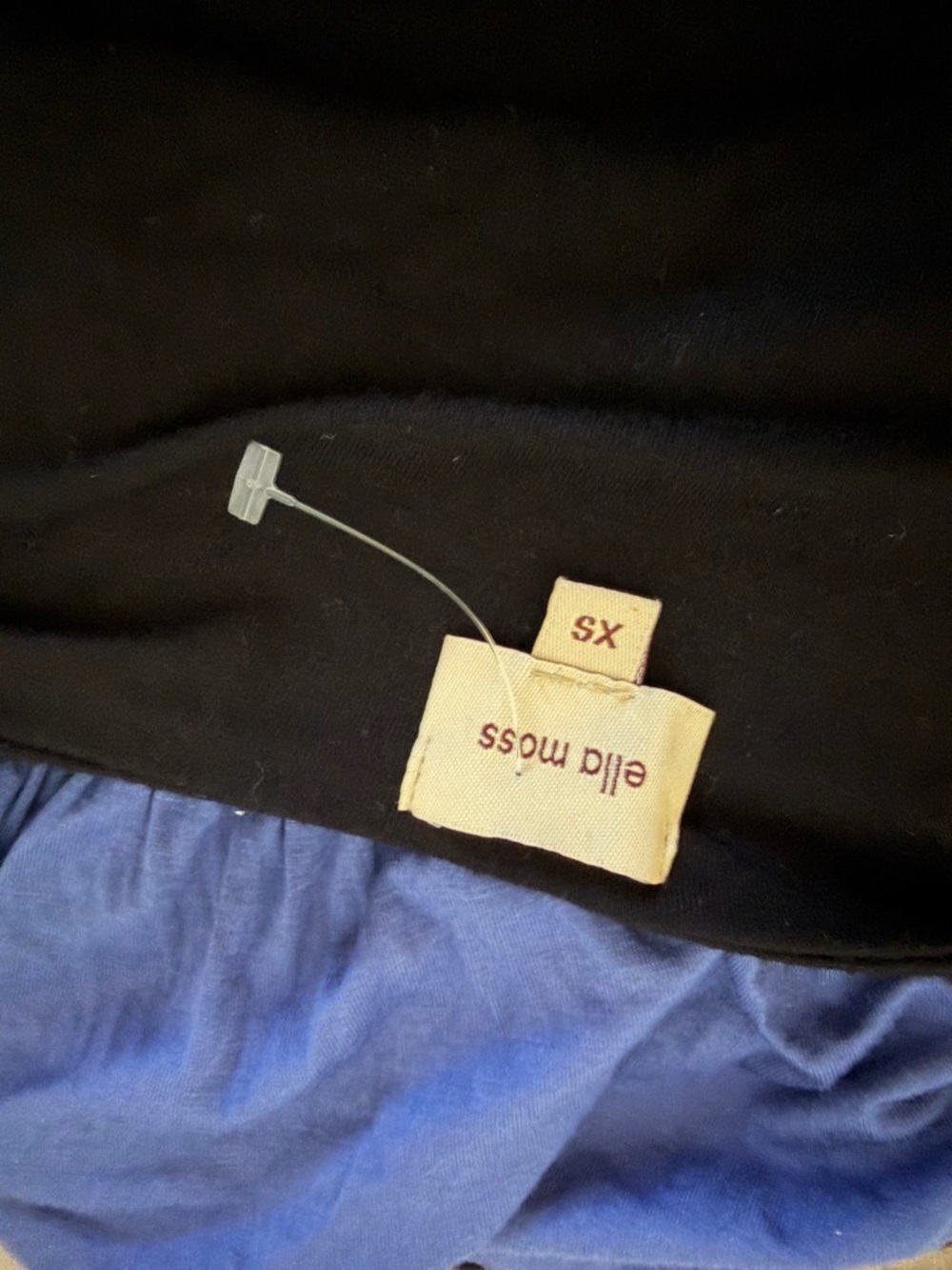 Ella moss Black and Blue Women's dress - Picture 4 of 5